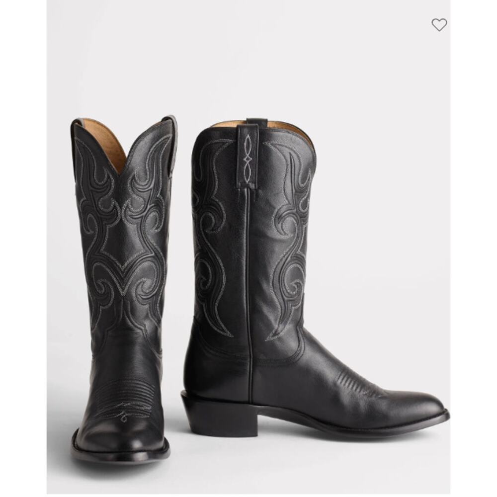 Lucchese Baker Boot Black Mens Size 13EE #M3420